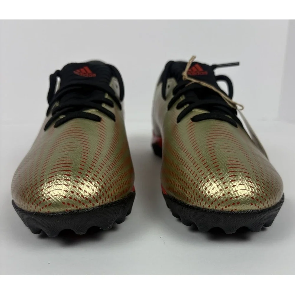 NWT Adidas Nemeziz Messi .3 TF FY0761 Soccer Shoe Male Size 7 Gold/Red.